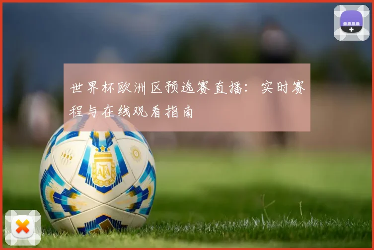 世界杯欧洲区预选赛直播：实时赛程与在线观看指南